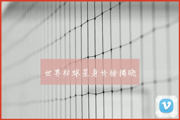 世界杯球星身价榜揭晓