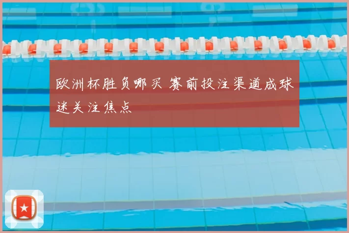 欧洲杯胜负哪买 赛前投注渠道成球迷关注焦点