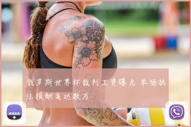 俄罗斯世界杯裁判工资曝光 单场执法报酬高达数万